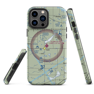 Clark County Airport (8D7) VFR Sectional  Tough iPhone Case