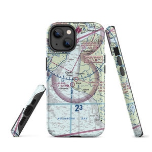 Clarks Point Airport (CLP) VFR Sectional  Tough iPhone Case