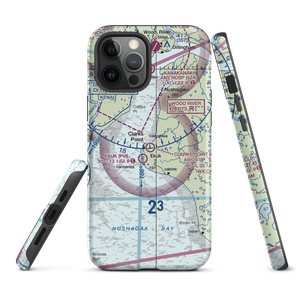 Clarks Point Airport (CLP) VFR Sectional  Tough iPhone Case