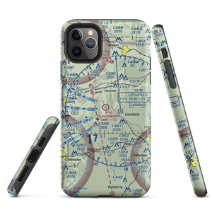 Claucherty Airport (MI35) VFR Sectional  Tough iPhone Case