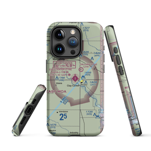 Clay Center Municipal Airport (CYW) VFR Sectional  Tough iPhone Case