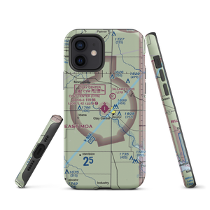 Clay Center Municipal Airport (CYW) VFR Sectional  Tough iPhone Case