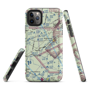 Clay Hill Farms Airport (II76) VFR Sectional  Tough iPhone Case