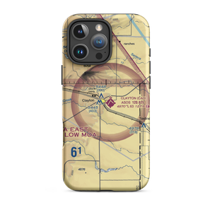 Clayton Municipal Airpark (CAO) VFR Sectional  Tough iPhone Case