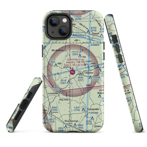 Clayton Municipal Airport (11A) VFR Sectional  Tough iPhone Case