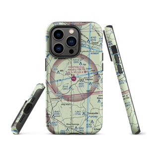 Clayton Municipal Airport (11A) VFR Sectional  Tough iPhone Case