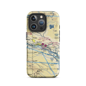 Cle Elum Municipal Airport (S93) VFR Sectional  Tough iPhone Case