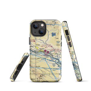 Cle Elum Municipal Airport (S93) VFR Sectional  Tough iPhone Case