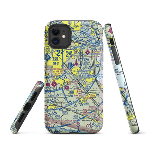 Clear Lake Metroport (CLC) VFR Sectional  Tough iPhone Case