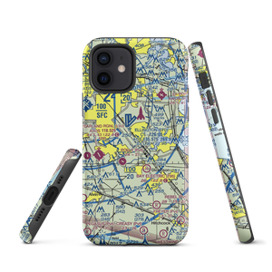 Clear Lake Metroport (CLC) VFR Sectional  Tough iPhone Case