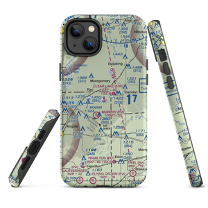 Clear Lake Seaplane Base (57P) VFR Sectional  Tough iPhone Case