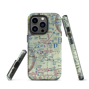 Clear Lake Seaplane Base (57P) VFR Sectional  Tough iPhone Case