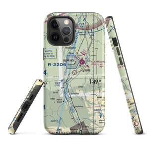 Clear Sky Lodge Airport (CLF) VFR Sectional  Tough iPhone Case