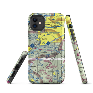 Clear View Farm Airport (97KS) VFR Sectional  Tough iPhone Case