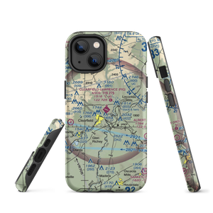Clearfield Lawrence Airport (FIG) VFR Sectional  Tough iPhone Case