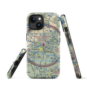 Clearfield Lawrence Airport (FIG) VFR Sectional  Tough iPhone Case