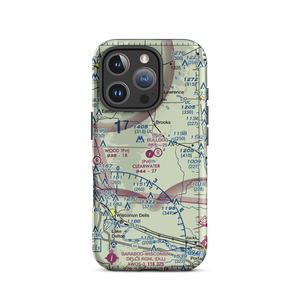 Clearwater Aero Estates Airport (JB01) VFR Sectional  Tough iPhone Case