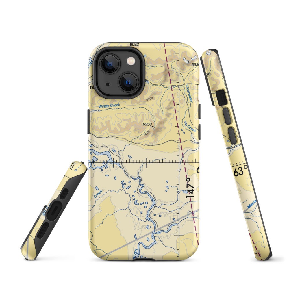 Clearwater Airport (Z86) VFR Sectional  Tough iPhone Case iPhone 14 model shown