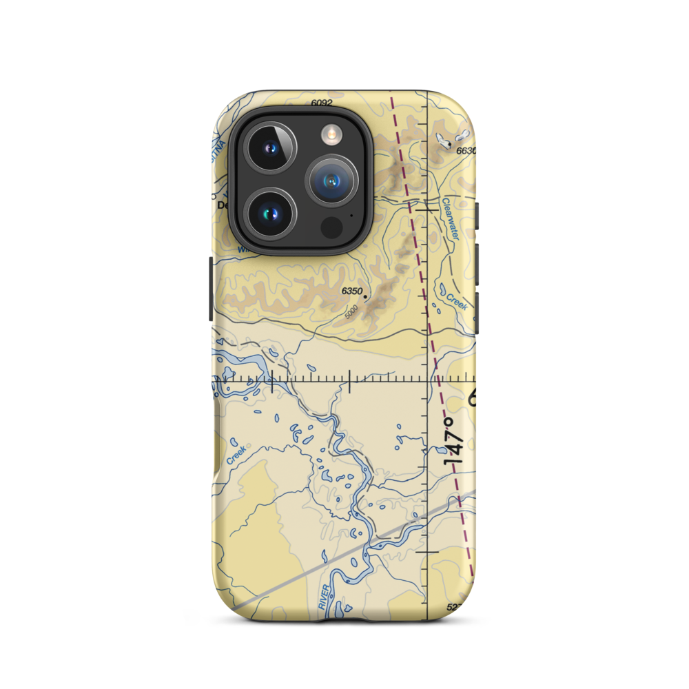 Clearwater Airport (Z86) VFR Sectional  Tough iPhone Case iPhone 16 Pro model shown