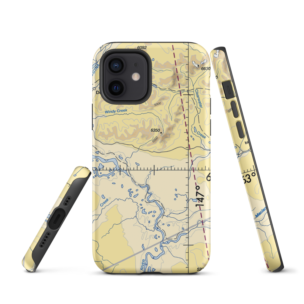 Clearwater Airport (Z86) VFR Sectional  Tough iPhone Case iPhone 12 model shown