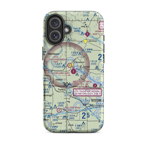 Cleveland Municipal Airport (95F) VFR Sectional  Tough iPhone Case