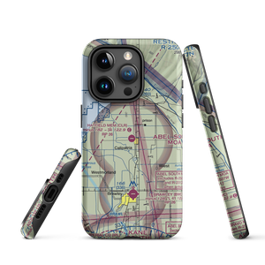 Cliff Hatfield Memorial Airport (CLR) VFR Sectional  Tough iPhone Case