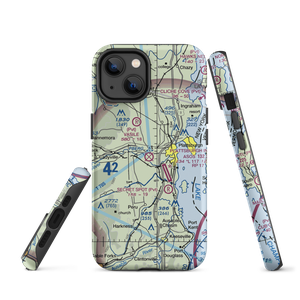 Clinton County Airport (PLB) VFR Sectional  Tough iPhone Case