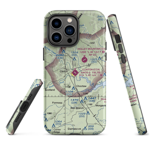 Clinton Municipal Airport (CCA) VFR Sectional  Tough iPhone Case