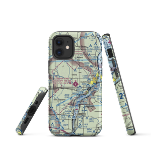 Clinton Municipal Airport (CWI) VFR Sectional  Tough iPhone Case