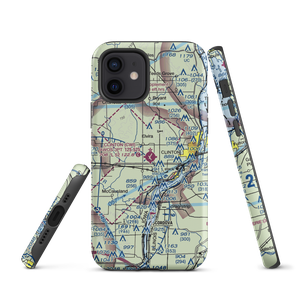 Clinton Municipal Airport (CWI) VFR Sectional  Tough iPhone Case