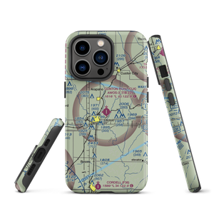 Clinton Regional Airport (CLK) VFR Sectional  Tough iPhone Case