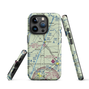 Clinton-Hickman County Airport (0KY7) VFR Sectional  Tough iPhone Case