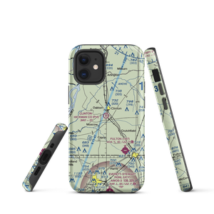 Clinton-Hickman County Airport (0KY7) VFR Sectional  Tough iPhone Case