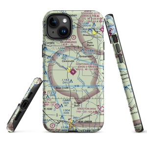 Clintonville Municipal Airport (CLI) VFR Sectional  Tough iPhone Case