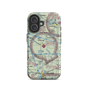 Clintonville Municipal Airport (CLI) VFR Sectional  Tough iPhone Case