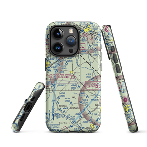 Clio Crop Care Airport (9W9) VFR Sectional  Tough iPhone Case