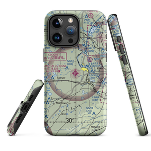 Cloquet Carlton County Airport (COQ) VFR Sectional  Tough iPhone Case