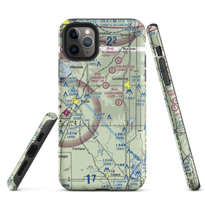 Cloud 9 Airport (68KS) VFR Sectional  Tough iPhone Case