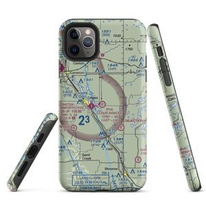 Cloud Dancer Private Airport (WS13) VFR Sectional  Tough iPhone Case