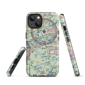 Clover Knoll Airport (II07) VFR Sectional  Tough iPhone Case