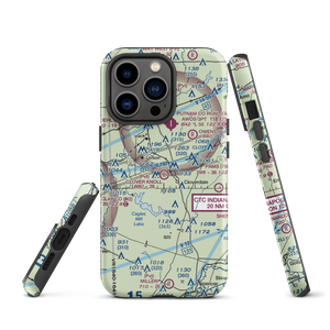 Clover Knoll Airport (II07) VFR Sectional  Tough iPhone Case