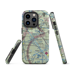 Cloverdale Farm Airport (NY91) VFR Sectional  Tough iPhone Case