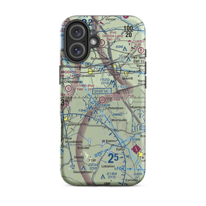 Cloverdale Farm Airport (NY91) VFR Sectional  Tough iPhone Case