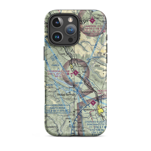 Cloverdale Municipal Airport (O60) VFR Sectional  Tough iPhone Case