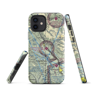 Cloverdale Municipal Airport (O60) VFR Sectional  Tough iPhone Case