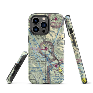 Cloverdale Municipal Airport (O60) VFR Sectional  Tough iPhone Case