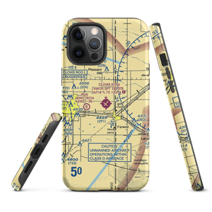 Clovis Municipal Airport (CVN) VFR Sectional  Tough iPhone Case