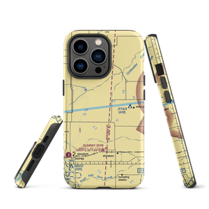 Cluck Ranch Airport (2E3) VFR Sectional  Tough iPhone Case
