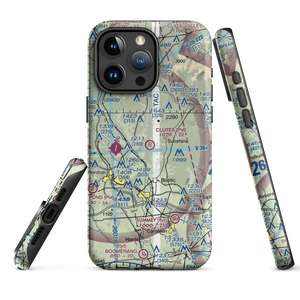 Clute's Hilltop Airport (69NC) VFR Sectional  Tough iPhone Case