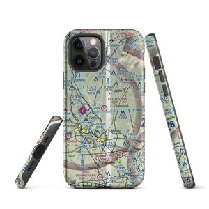 Clute's Hilltop Airport (69NC) VFR Sectional  Tough iPhone Case